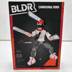 BLDR Chainsaw Man Quikbrik Building Set 311pcs Anime Figure Crunchyroll